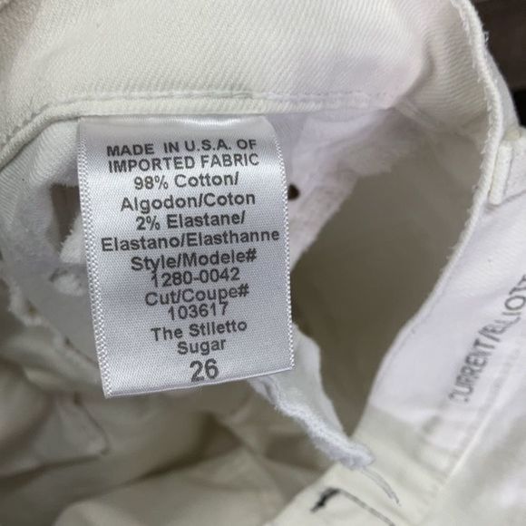 Current/Elliott The Stiletto Ankle Jeans in Sugar - Picture 13 of 14